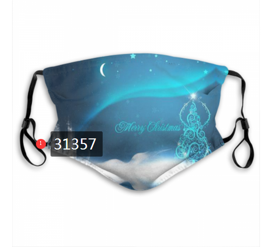 2020 Merry Christmas Dust mask with filter 66->mlb dust mask->Sports Accessory